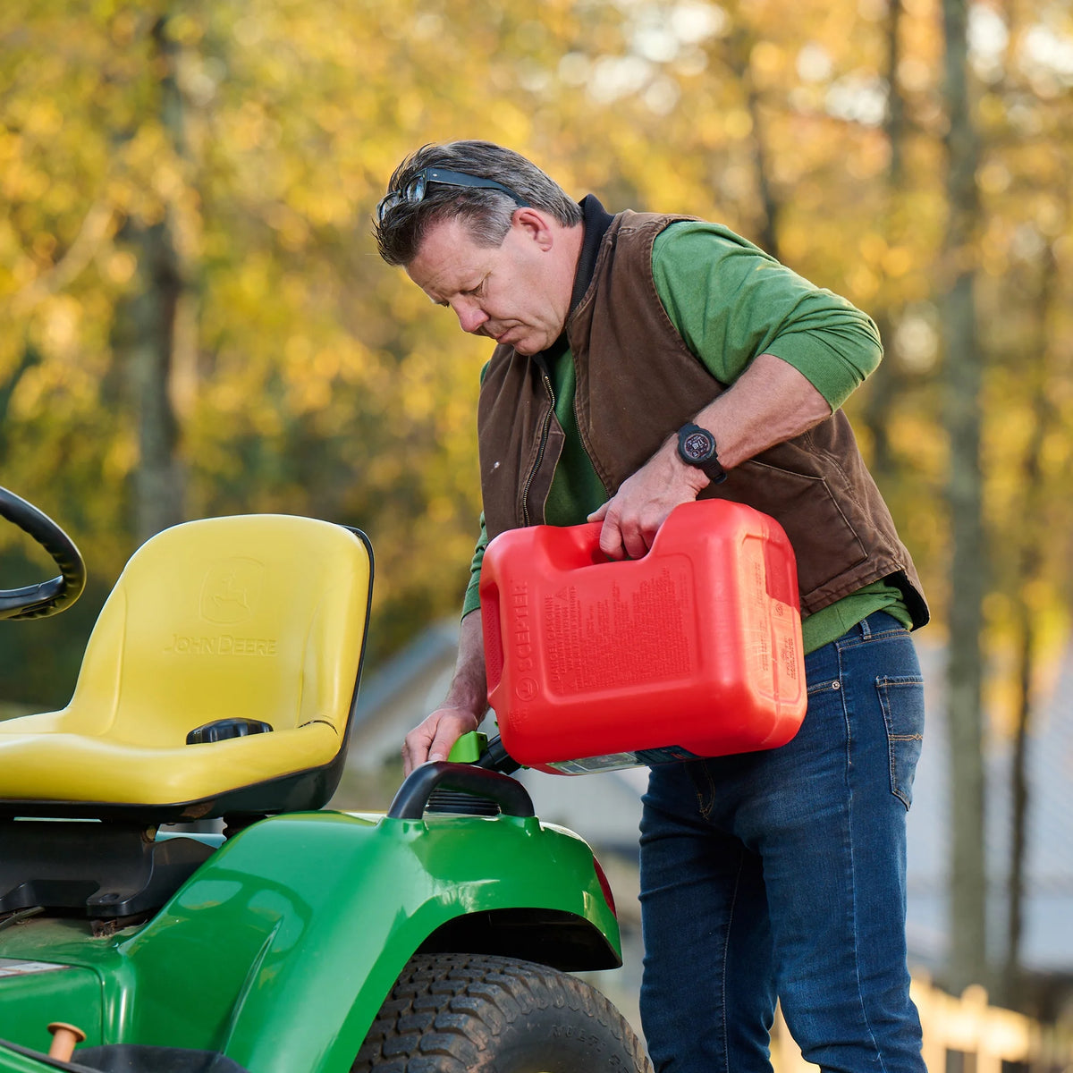 5 Gallon Gasoline Can Jug with Funnel B418