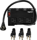 6 Outlet Half Width Power Strip, Pack of 2 C672