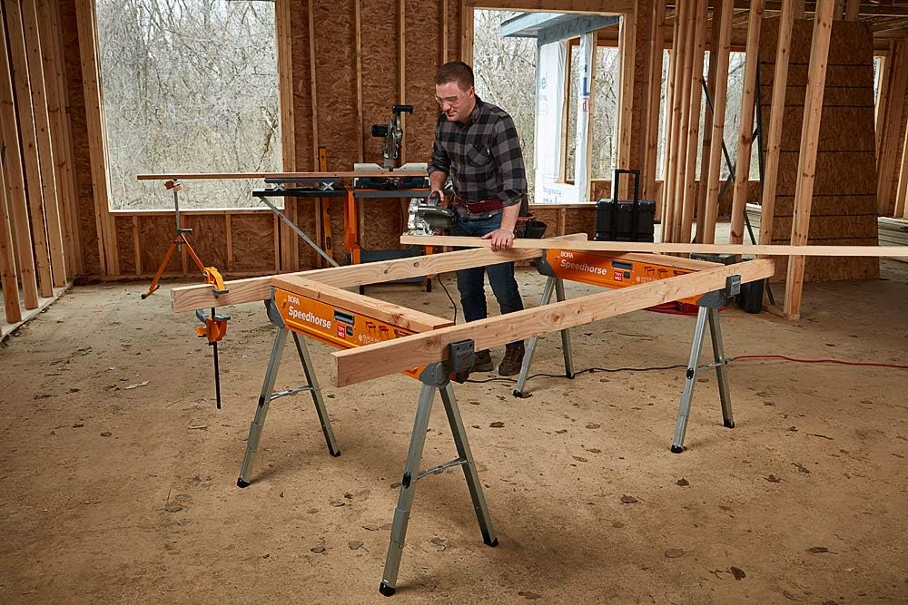 Folding Metal Sawhorse X4425