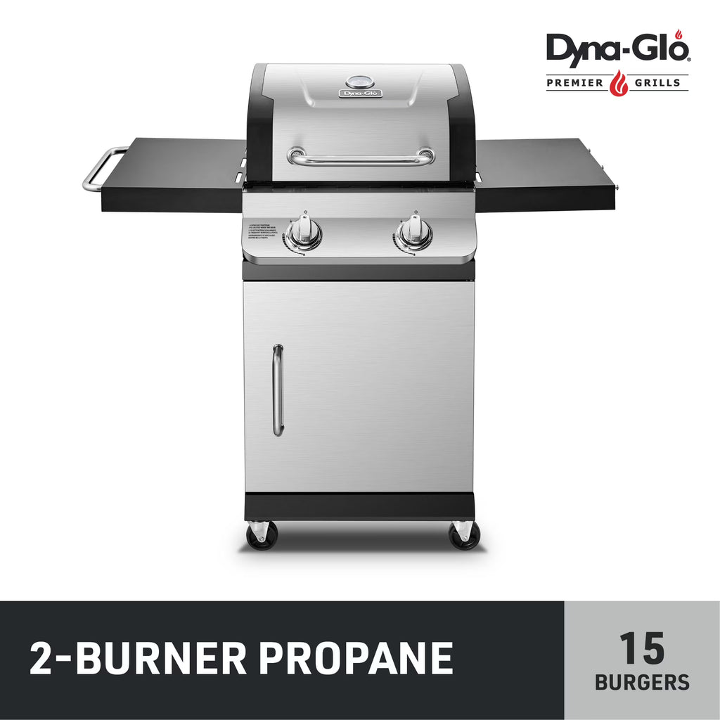 2 Burner Stainless Steel Propane Gas Grill S618