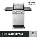 2 Burner Stainless Steel Propane Gas Grill S618