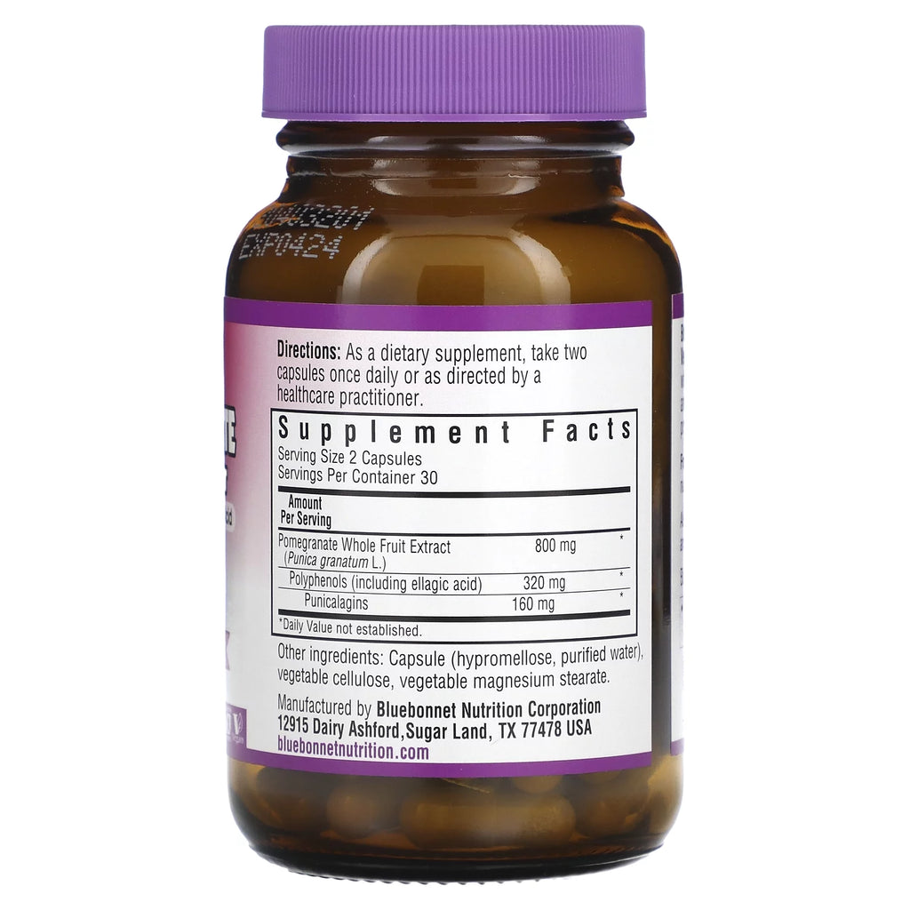 Pomegranate Whole Fruit Extract 60 Vegetable Capsules W3999