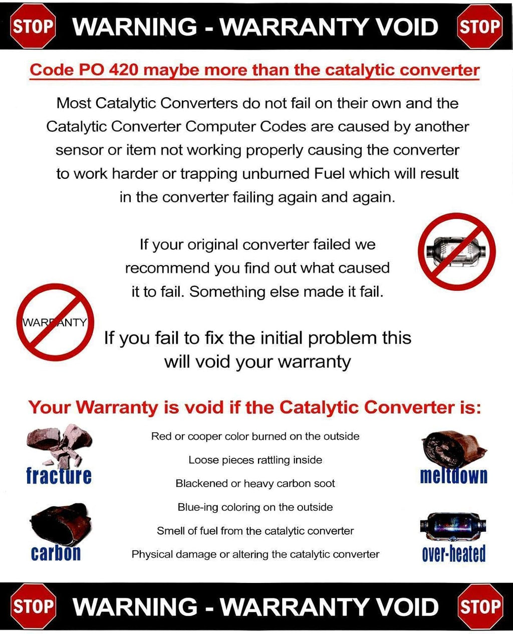 Catalytic Converter With Rear Muffler Exhaust N141