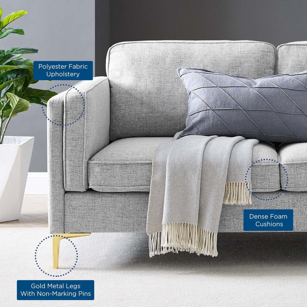 Light Grey Fabric Sofa C77258