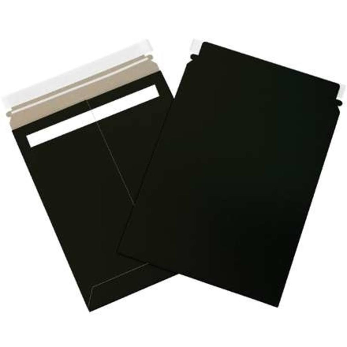 Black Self-Seal Flat Mailers, 100/Case D13237