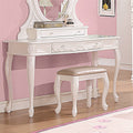 White Vanity Desk D493584