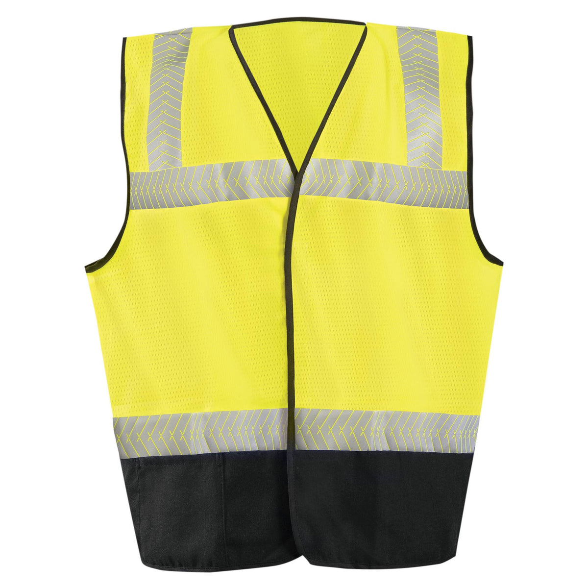 Type R Class 2 Segmented Tape Black Bottom Safety Vest 4XL V7824