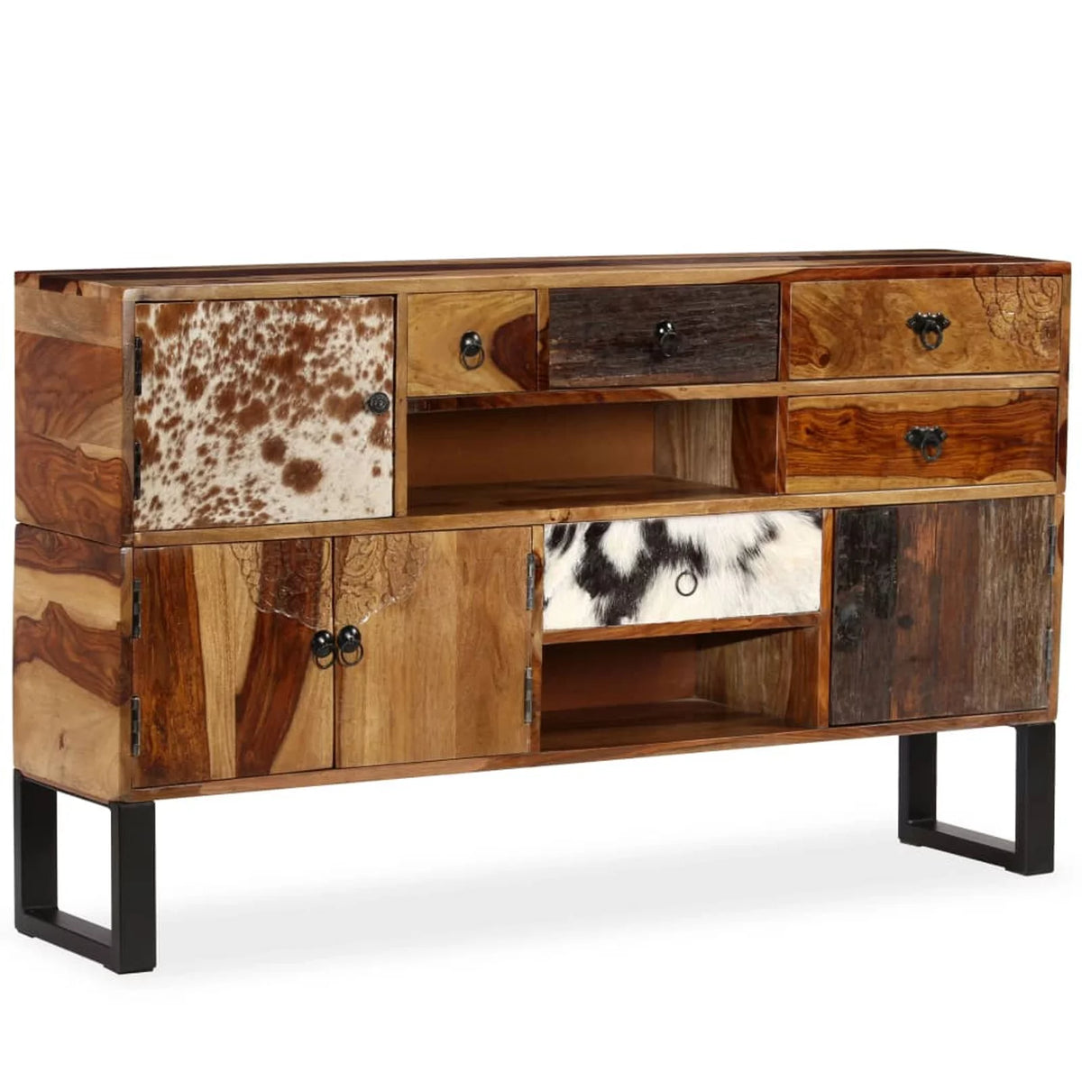 Solid Sheesham Wood Sideboard L60979