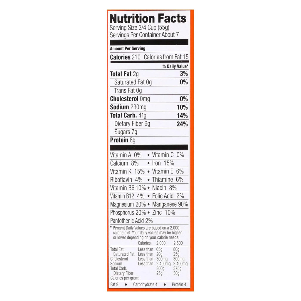 14 Oz Pack Of 6 Ezekiel Sprouted Grain Cereal L423663