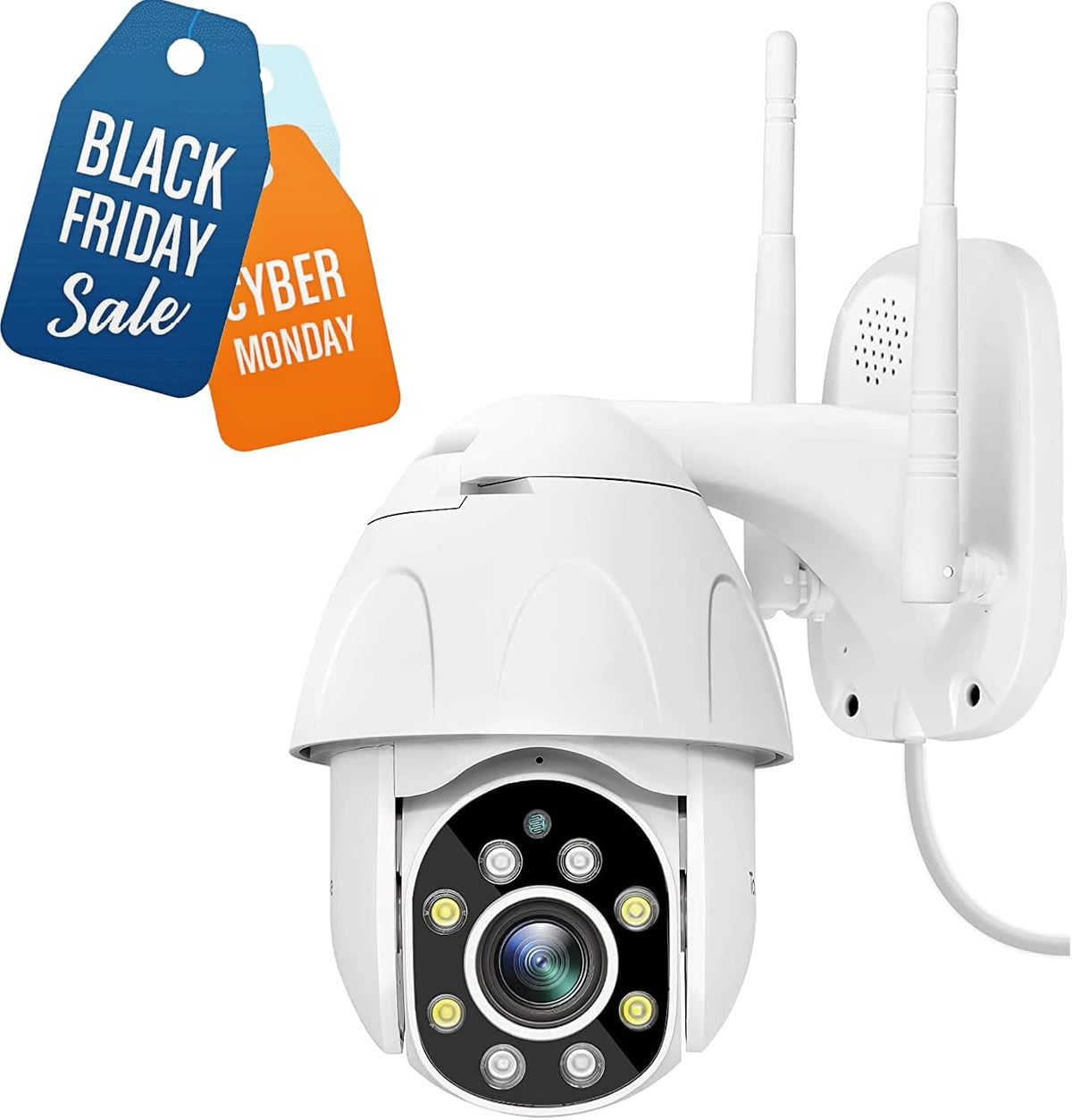 1080P Pan/Tilt WiFi Outdoor Security Camera with Night Vision L379