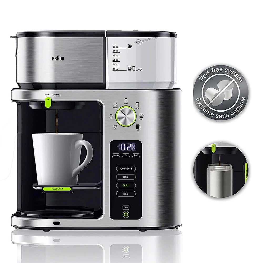 Stainless Steel 10 Cup Drip Coffee Maker E7600