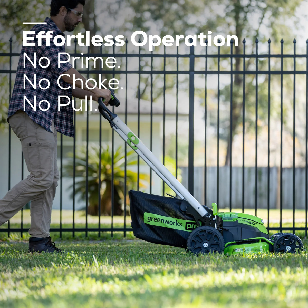 60V Cordless Self-Propelled Lawn Mower with 4.0Ah Batteries W2619