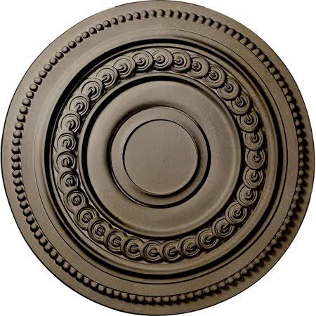Oldham Ceiling Medallion, Hand-Painted Flash Copper G1973