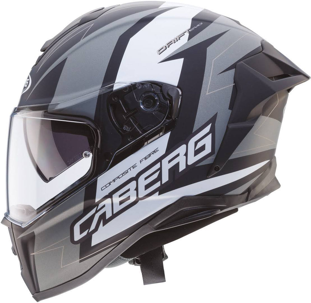 Matt Black Anthracite White Helmet B301