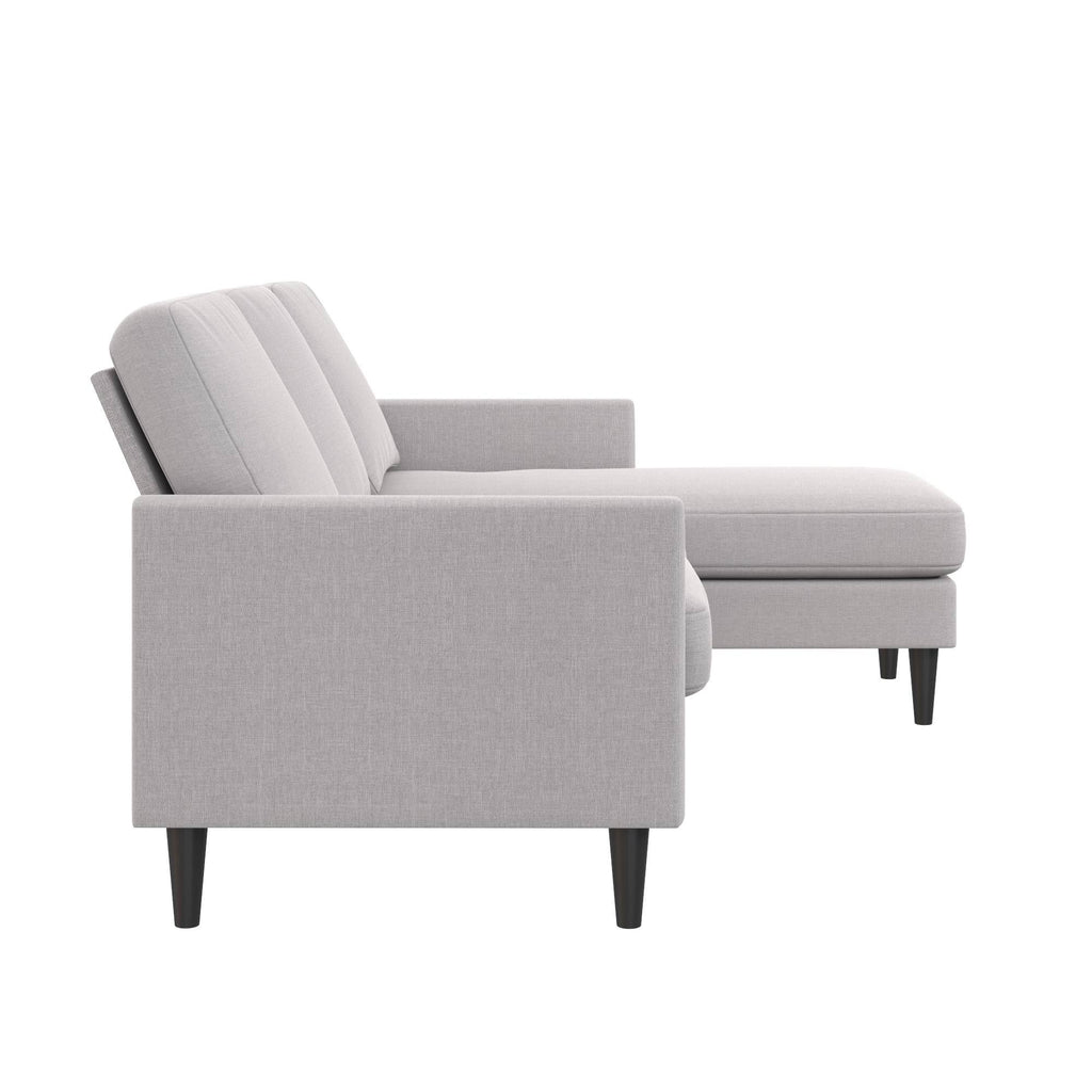 Light Gray Linen Sofa Sectional K983