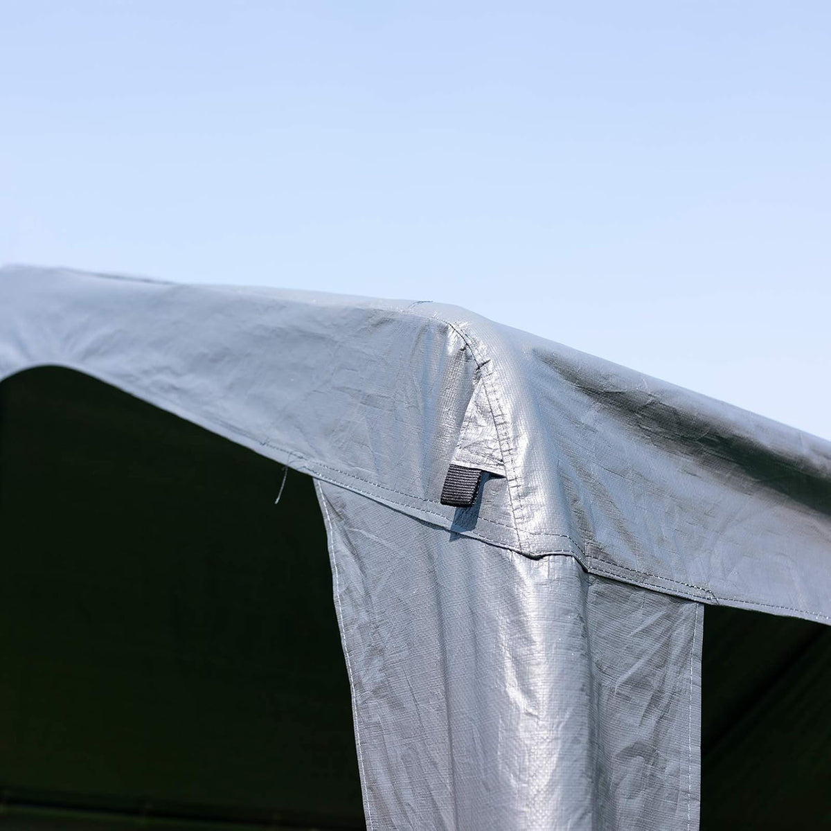 10x20 Ft Heavy Duty Portable Carport Canopy with 6 Legs W786103