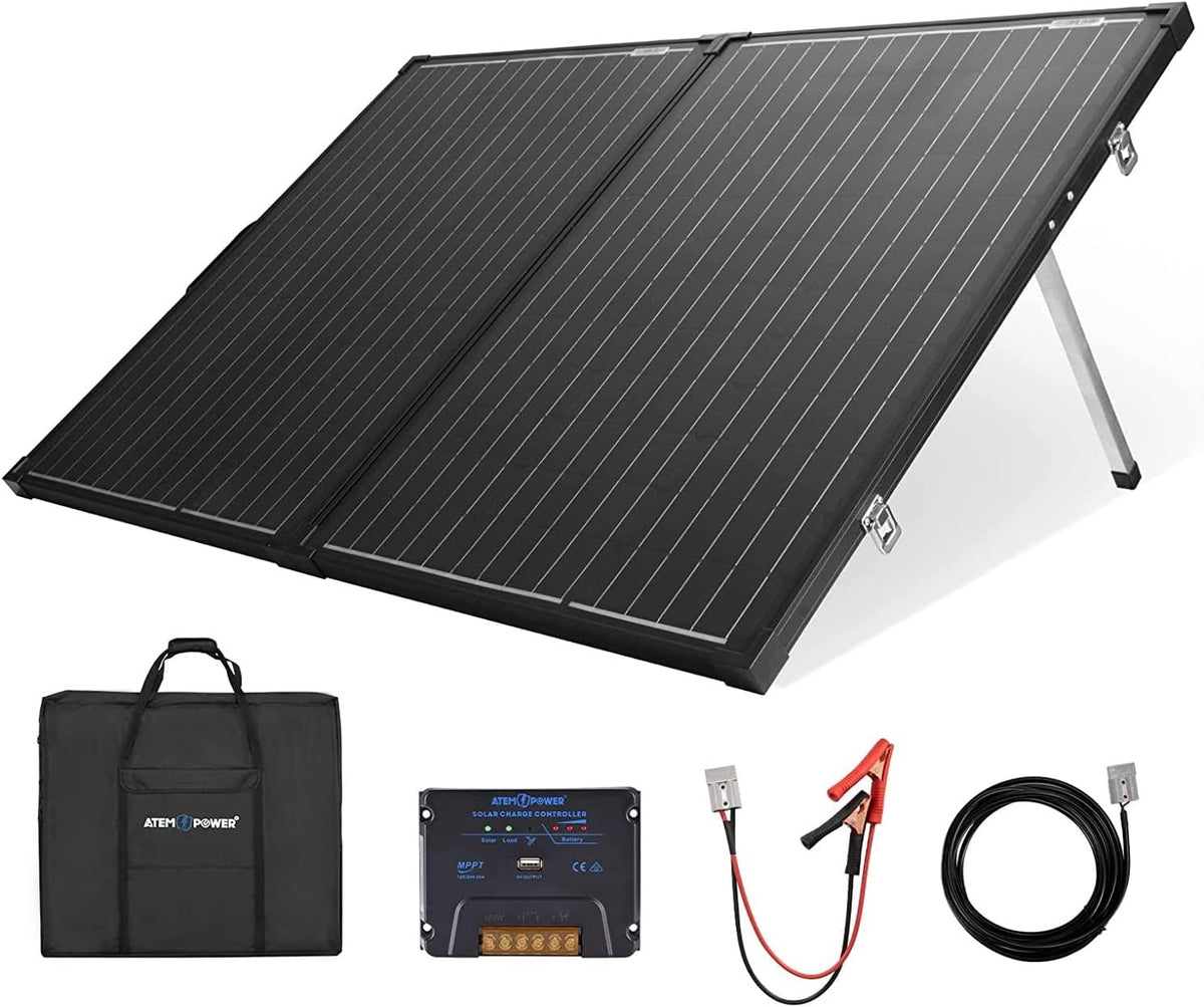 160W Foldable Monocrystalline Solar Panel with 20A MPPT Controller K264