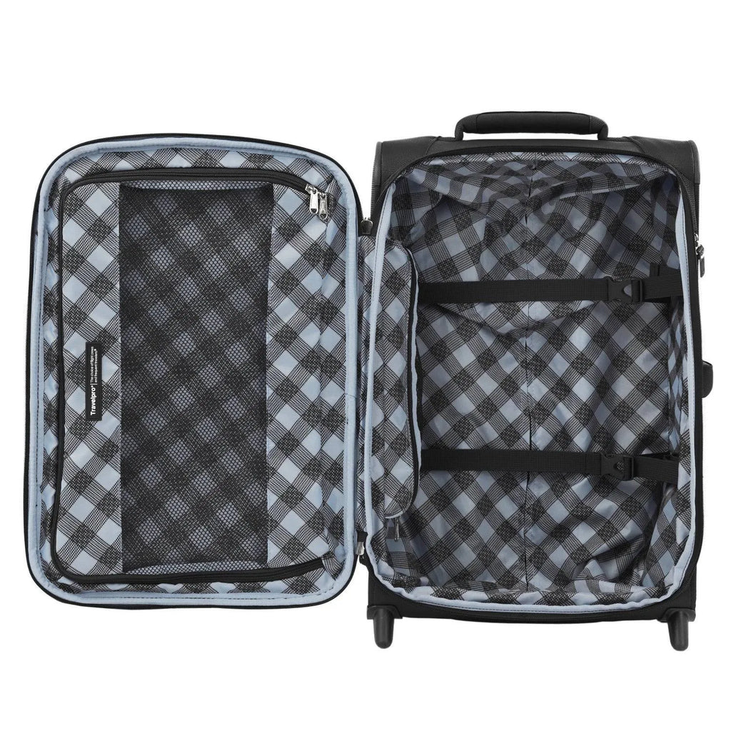 Azure Blue Expandable Carry On Rollaboard D594