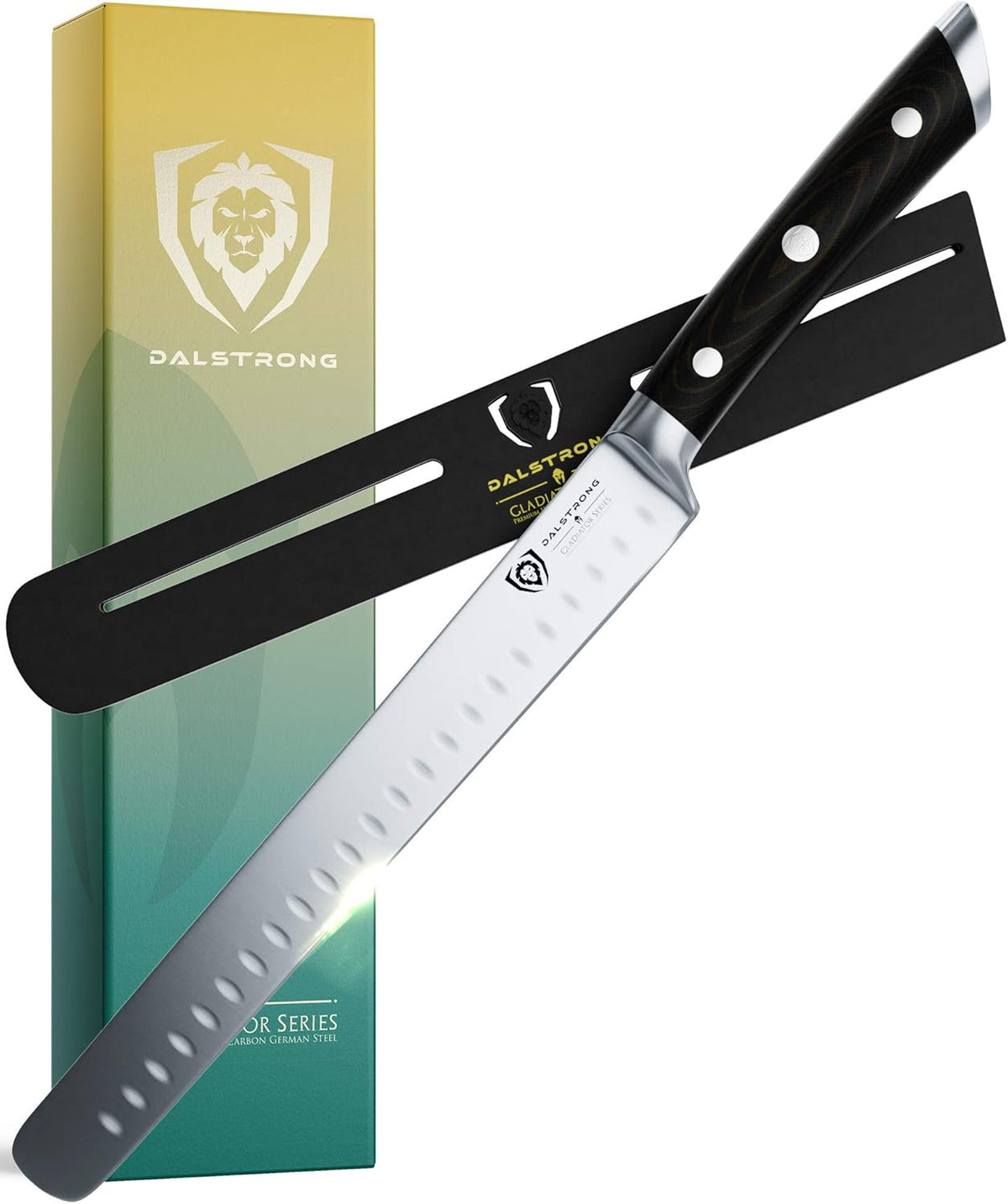12 Inch German HC Steel Slicing Knife with Sheath R1638
