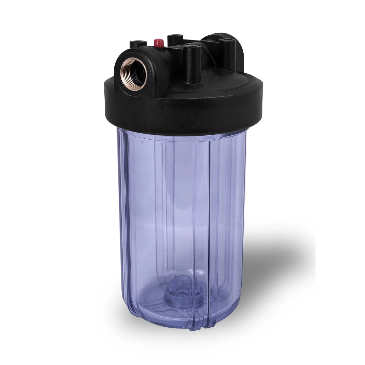 10 Inches Transparent Blue Housing with 1” Inlet/Outlet Brass Port & 5 Micron Sediment Water Filter Cartridge Y497253
