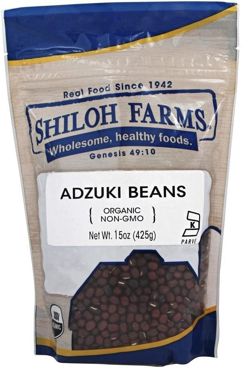 Organic Adzuki Beans 15 oz Pack of 3 H703