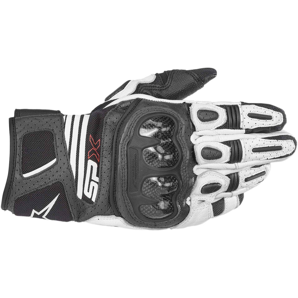 Black White Carbon Gloves S367637