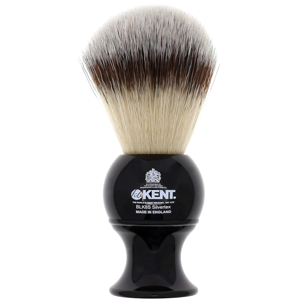 Shaving Brush with Synthetic Bristles and Resin Handle, Pack of 2 D80316