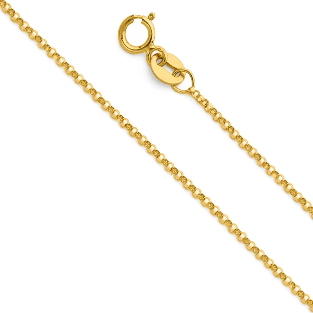 14K Yellow Gold Diamond-Cut Heart-Shaped Initial Letter Pendant with 16" Chain Necklace S912947