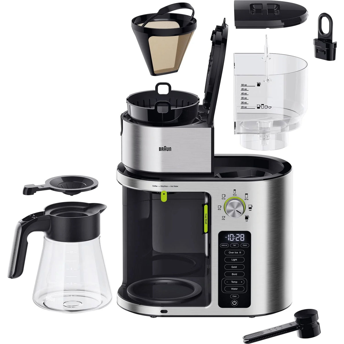 Stainless Steel 10 Cup Drip Coffee Maker E7600