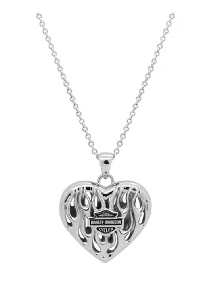Silver Heart Necklace Q531332