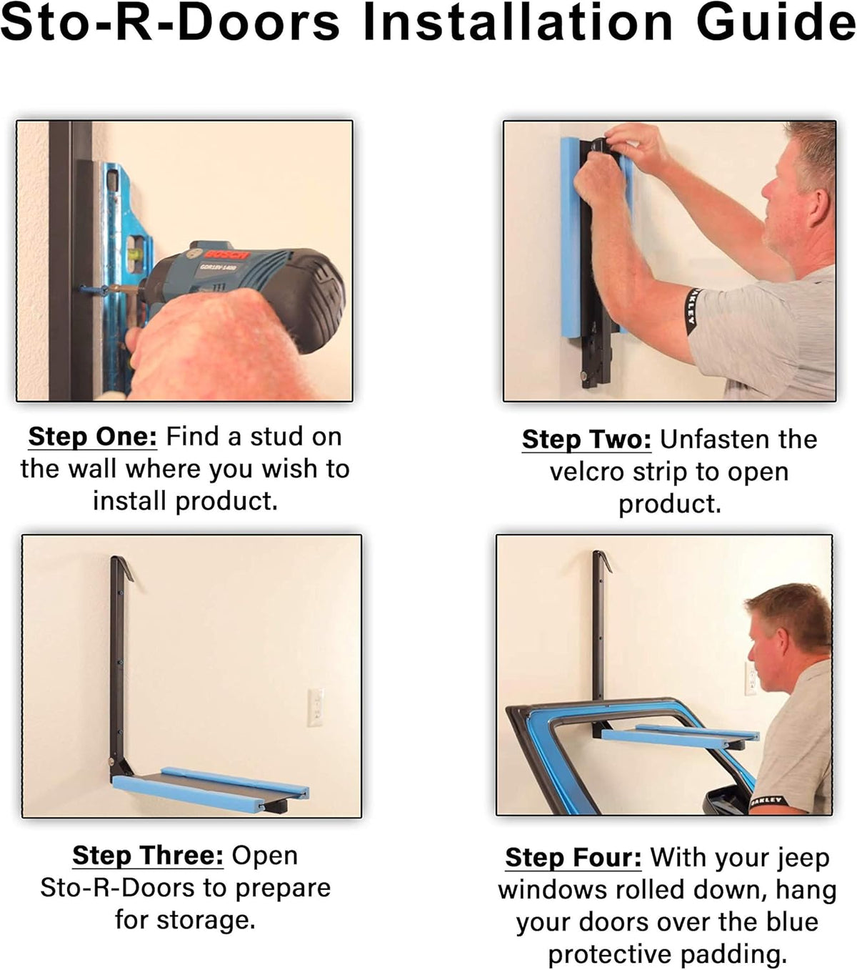 Wall Mounted Door Storage Racks Pack of 2 I26526