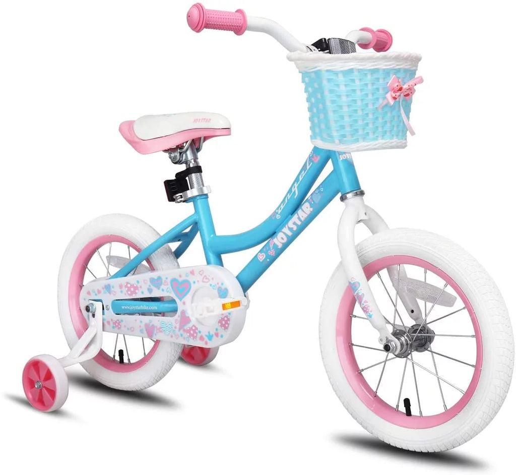 12 14 16 18 Inch Kids Bike with Training Wheels & Basket M559