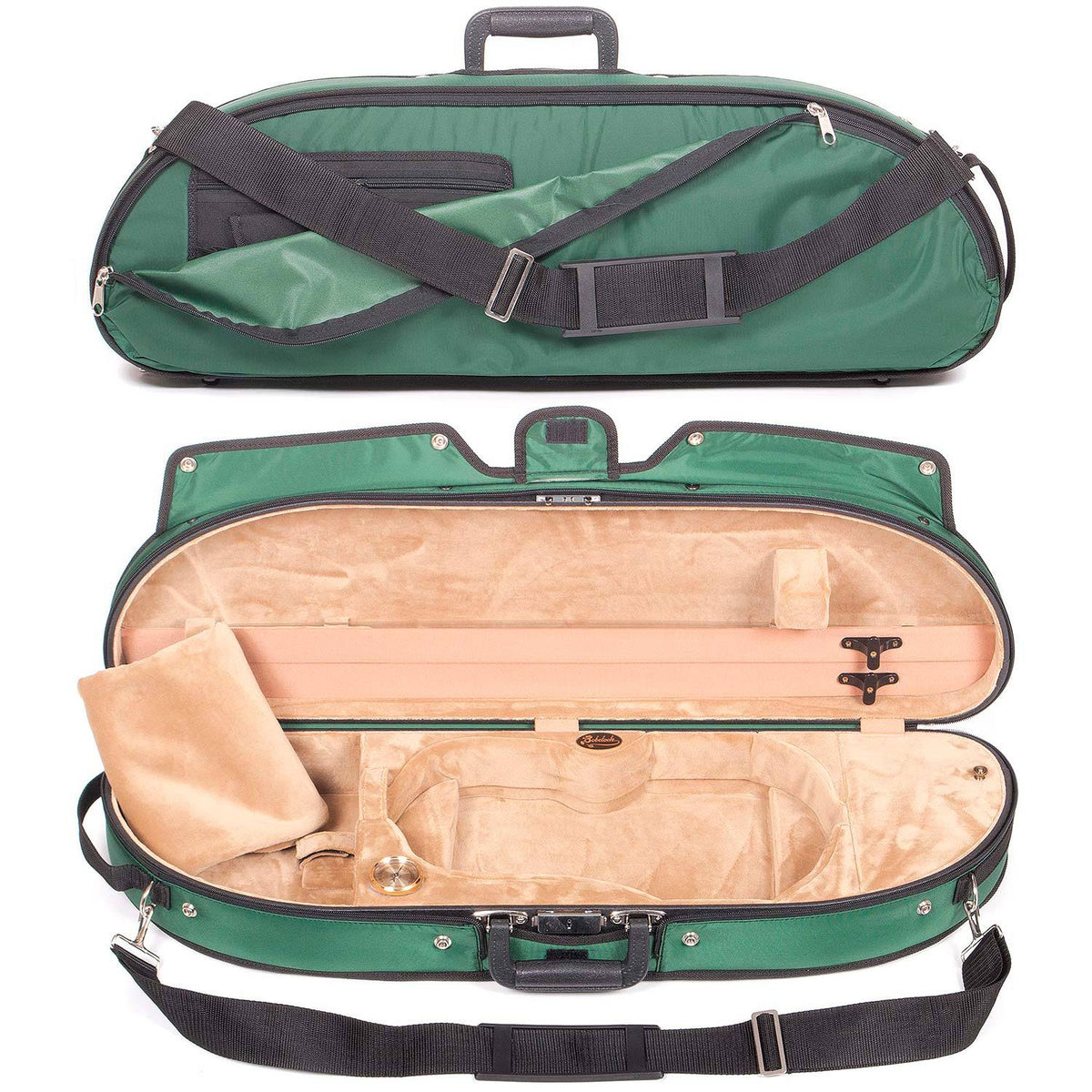 Puffy Violin Case Green/Tan H85772