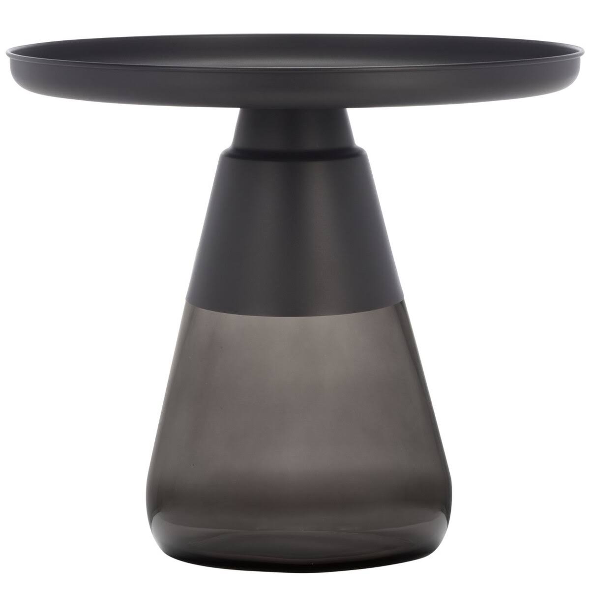 Black and Grey Glass Base Table A419436