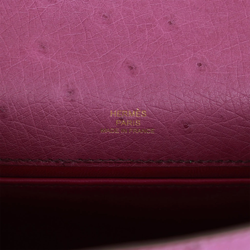 Anemone Ostrich Pochette V517
