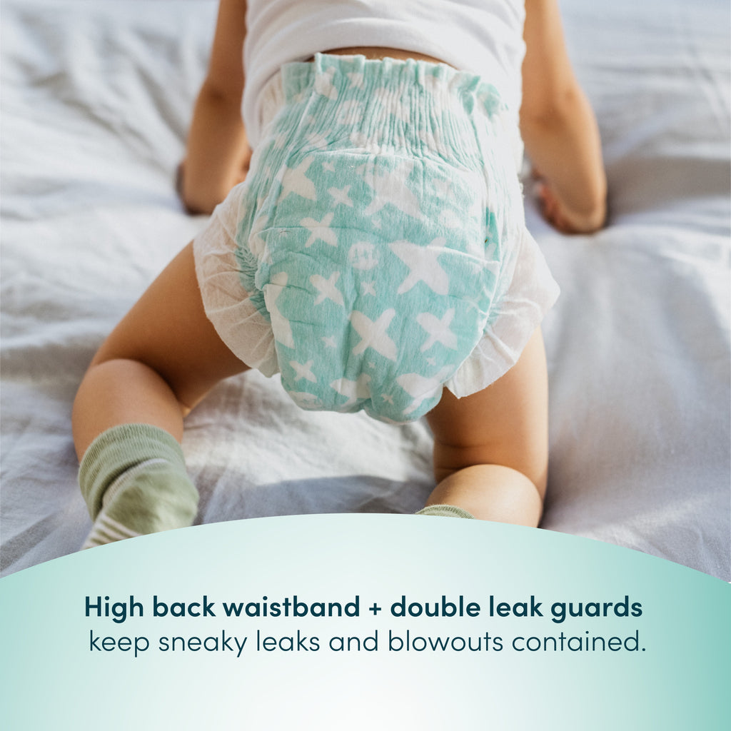 Premium Diapers Size 6, 112 Count E4104