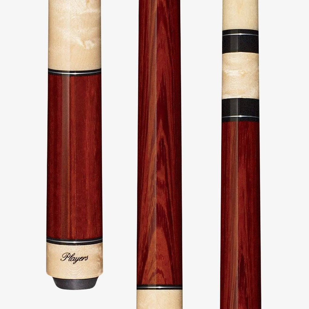 Zebrawood and Birds-Eye Maple Sneaky Pete Cue J7531