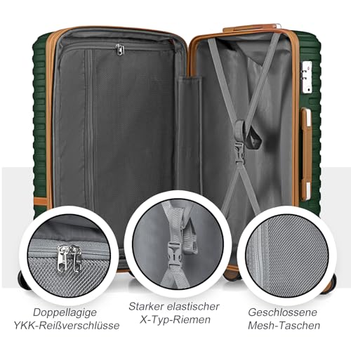 20 Inch Expandable Spinner Wheel Hard Shell Luggage Set with TSA Lock Y682079