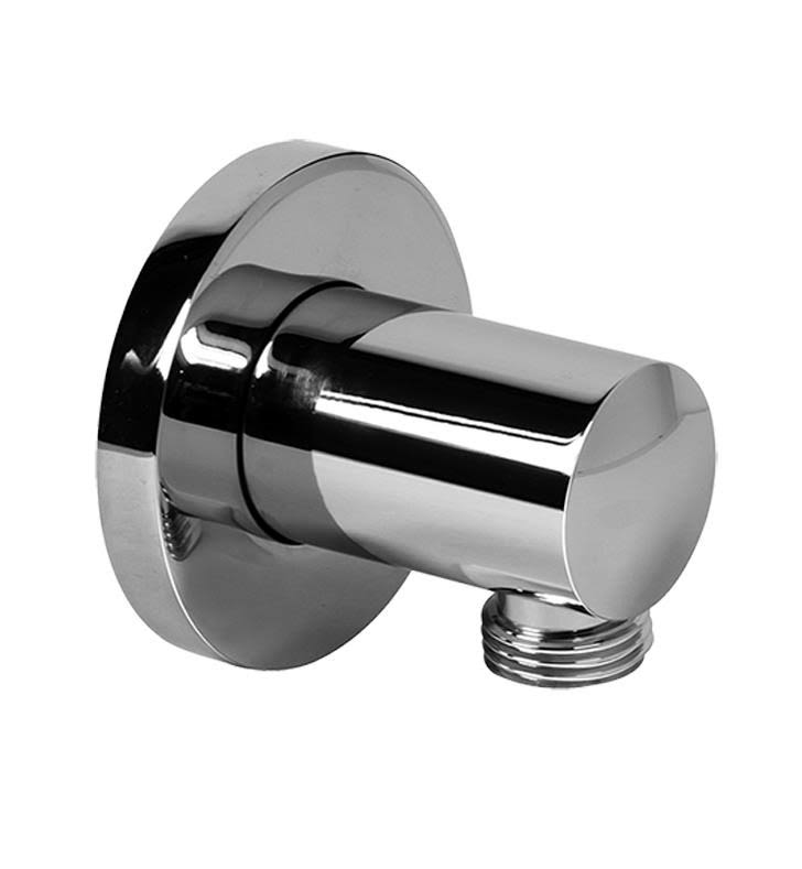 Contemporary Round Wall Supply Elbow in Architectural Black J719378
