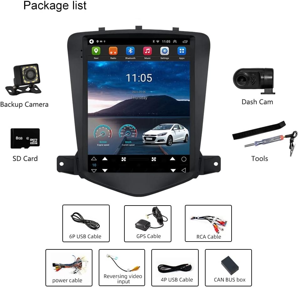 10.4 Inch Touchscreen Car Stereo Radio with Bluetooth J841