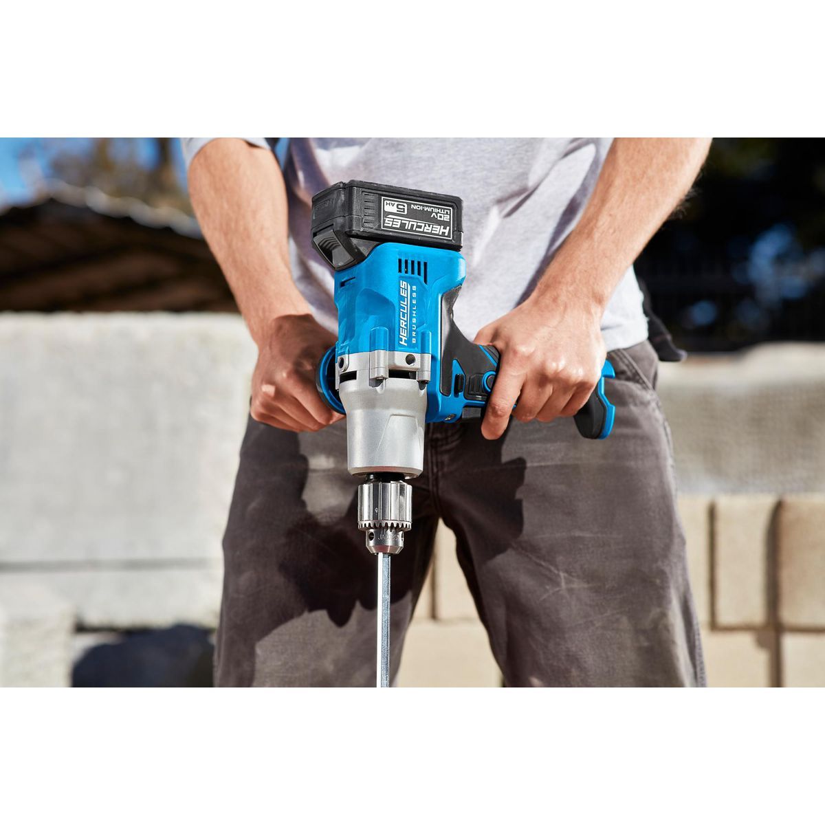 20V Brushless Cordless 1/2 in. Mud Mixer P228265