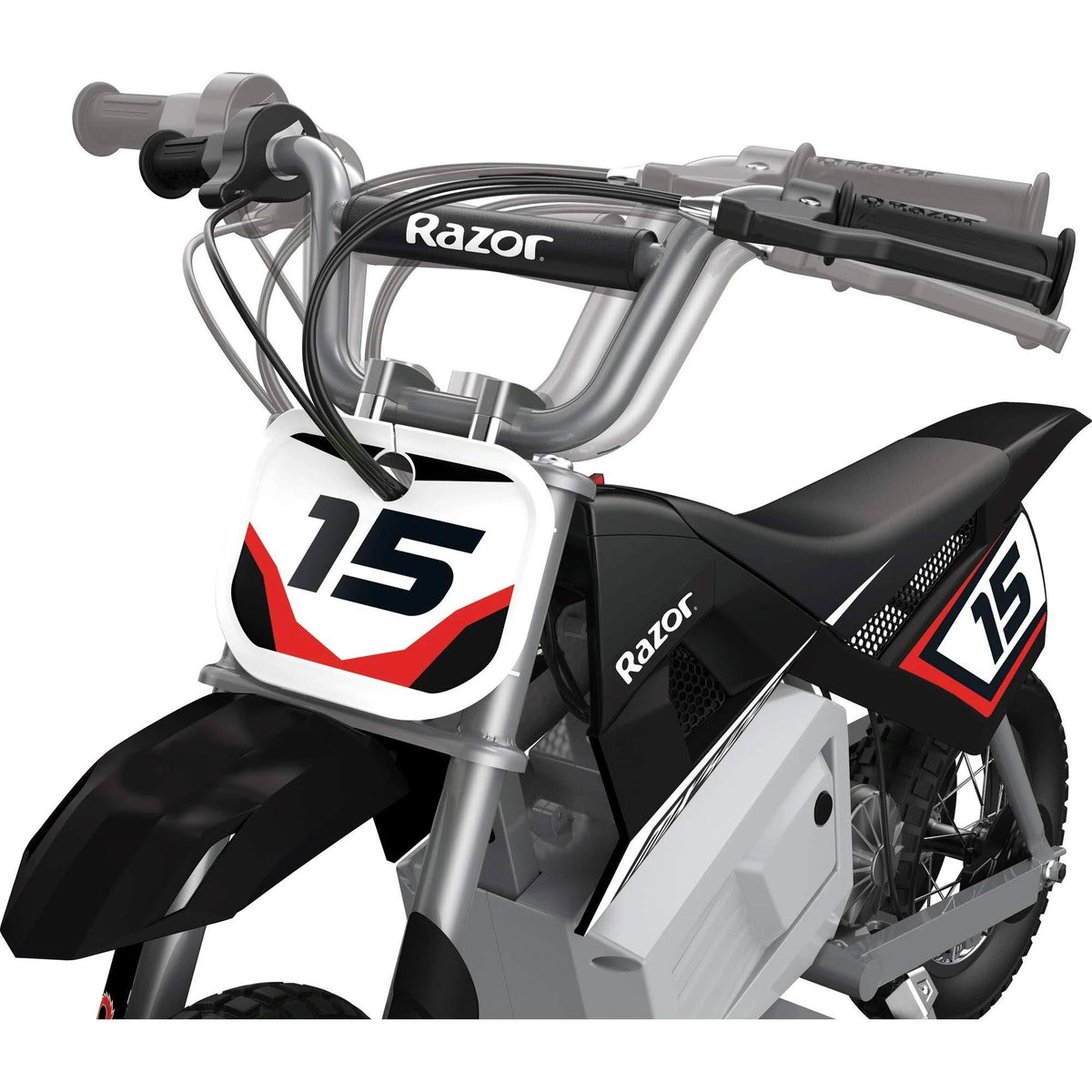 Black Electric Motorcycle I64171