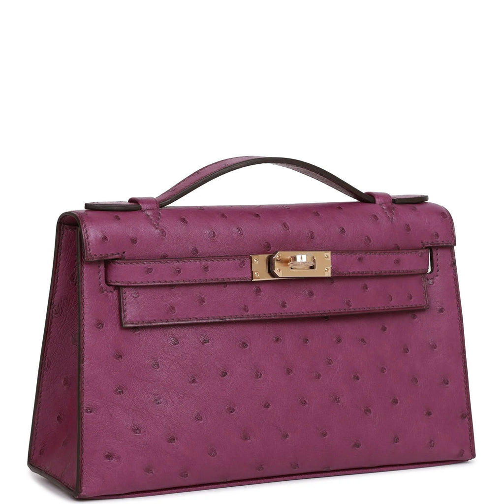 Anemone Ostrich Pochette V517