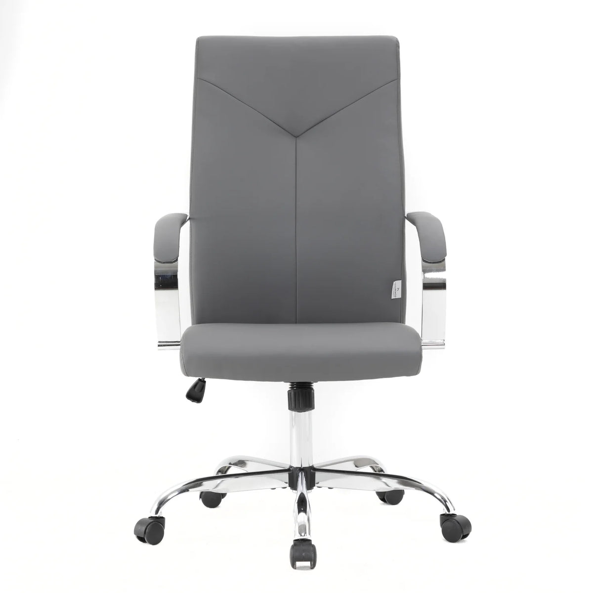 Adjustable Height Leather Office Chair with Tilt & 360 Degree Swivel H136