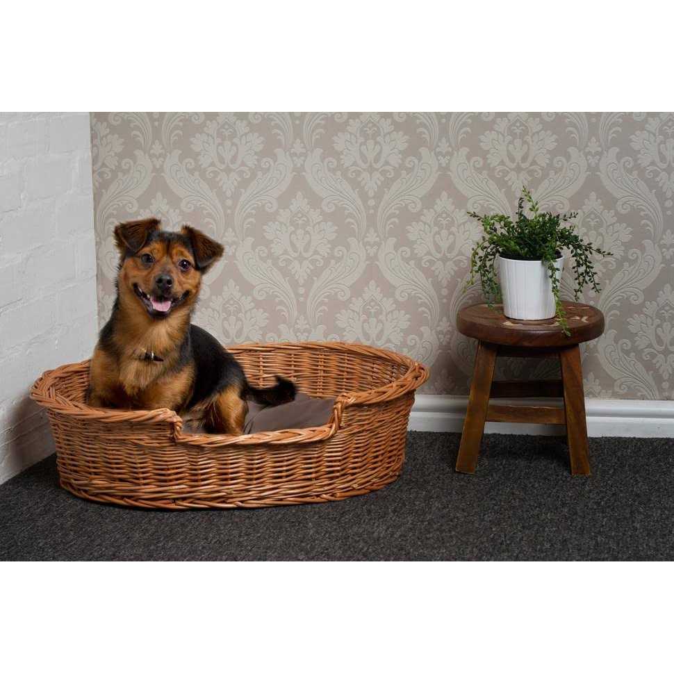 Wicker Dog Bed Basket H8553