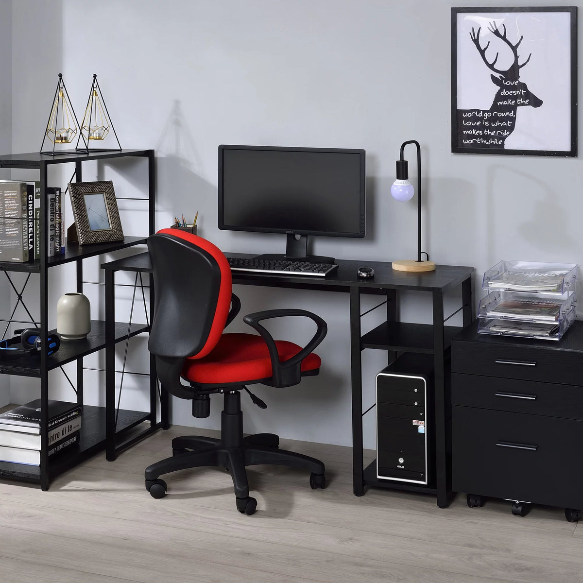 Black Writing Desk H4400
