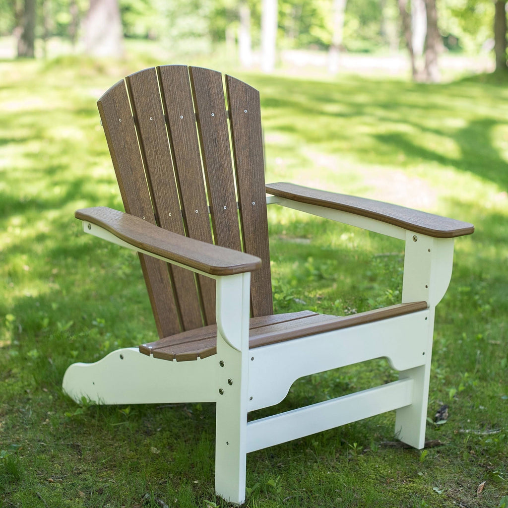 White Recycled Plastic Adirondack Chair W42508