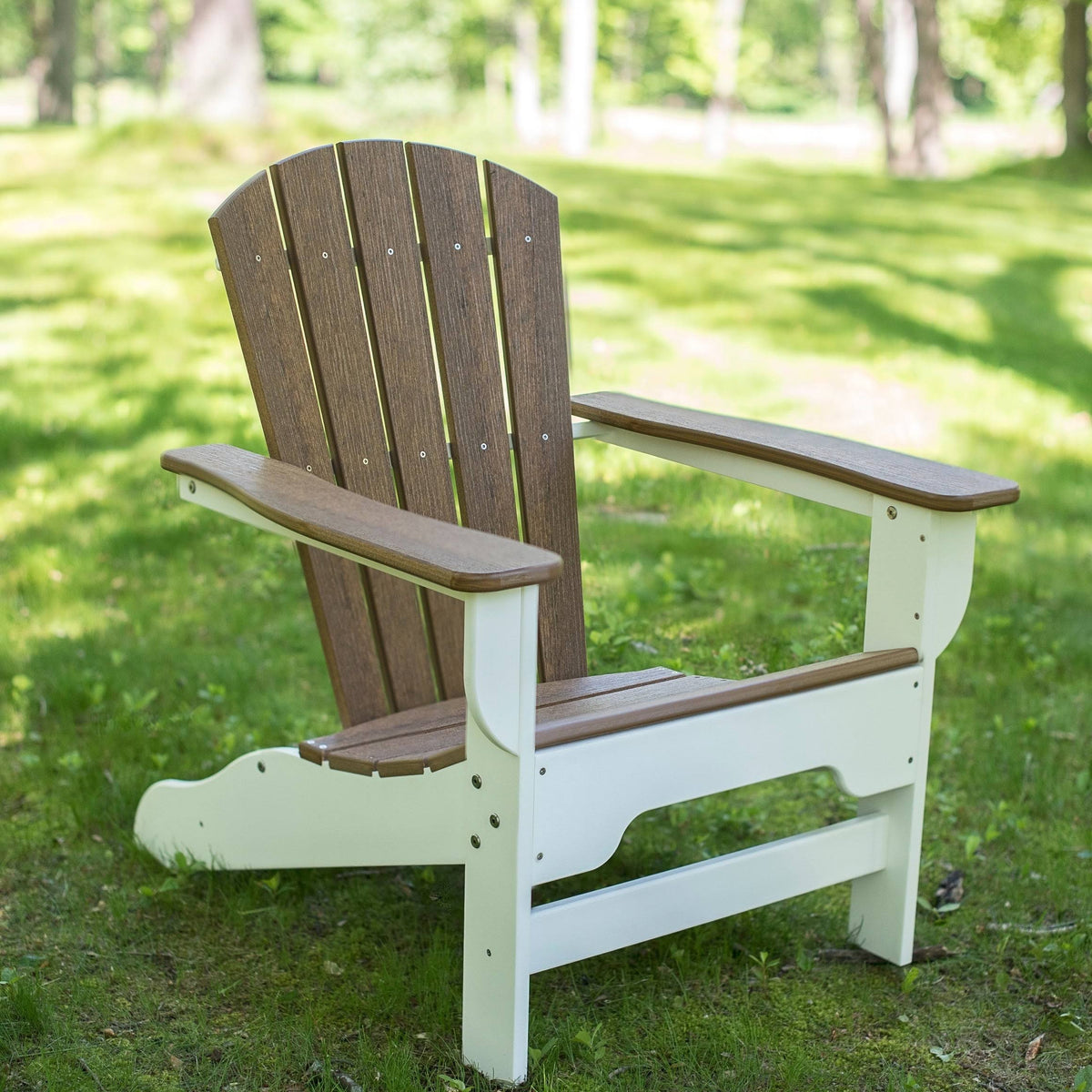 White Recycled Plastic Adirondack Chair W42508