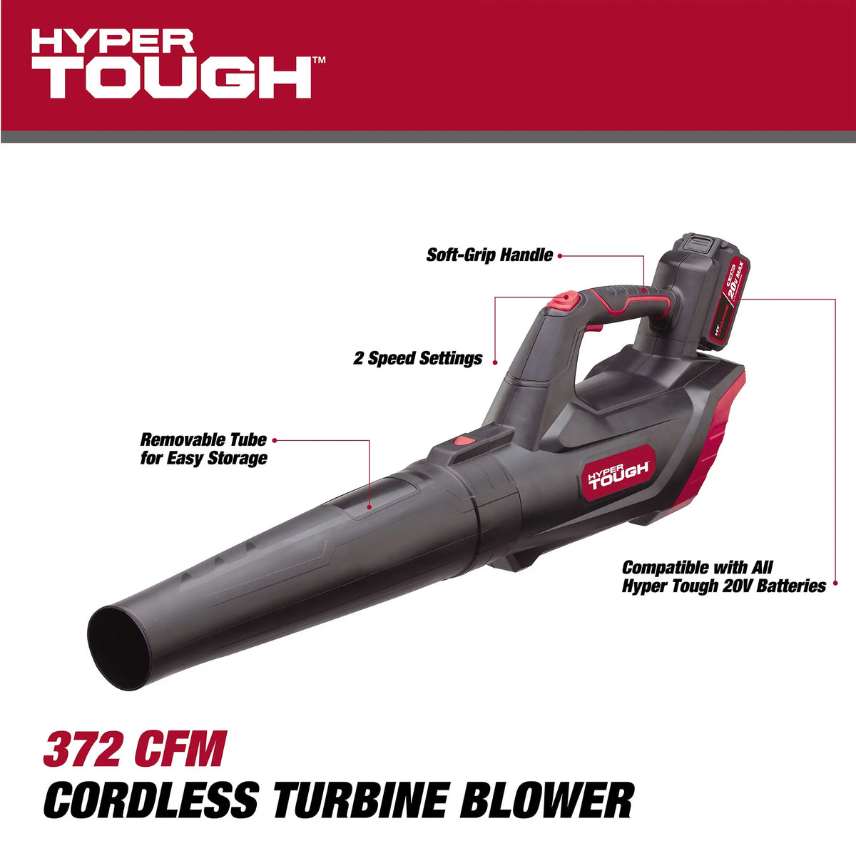 20V Max 90 mph 372 Cfm Cordless Handheld Blower Y88550