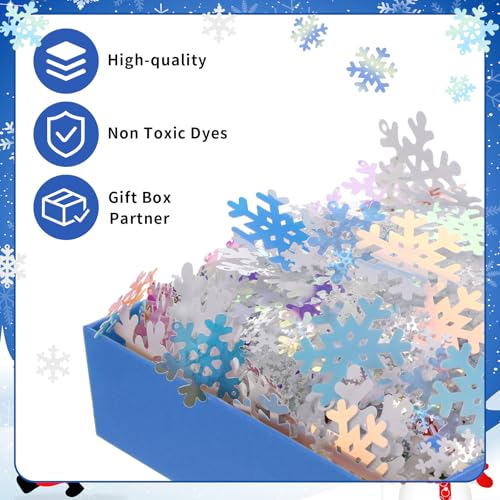 1 Lb Snowflake Glitter Confetti Table Scatter, 2 Pack Q704083